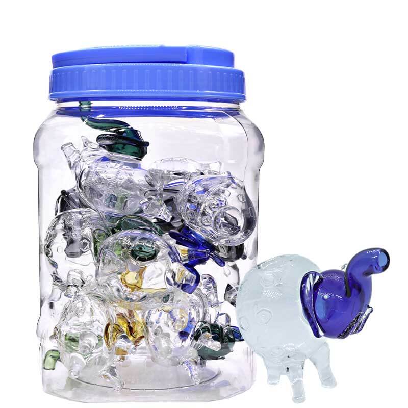 Big Diamond Cut Elephant Handpipe (HP112) | 4 inch | 12 Count Display product image